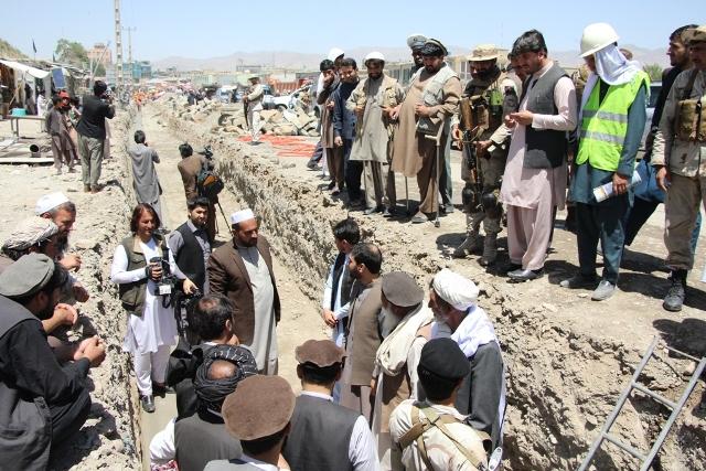 Construction work on 21m afs road launched in Paktia
