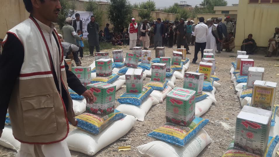 500 displaced families provided food in Ghor