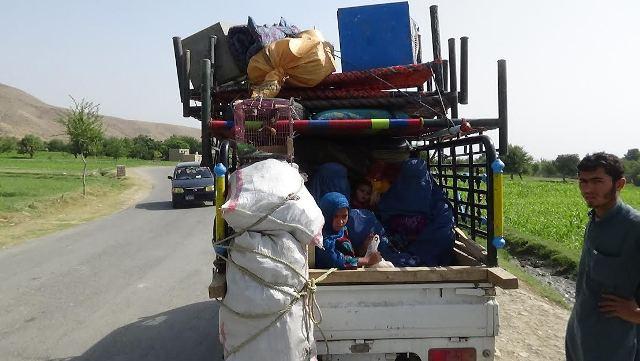 Hundreds of families displaced as heavy fighting rages in Farah