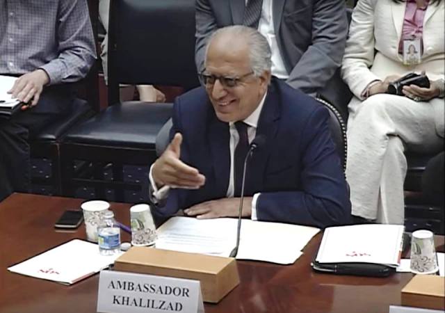 Khalilzad to be appointed as US special rep for Afghanistan
