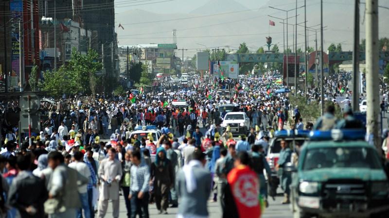 تظاهرات ، جنبش روشنايى” ، کابل