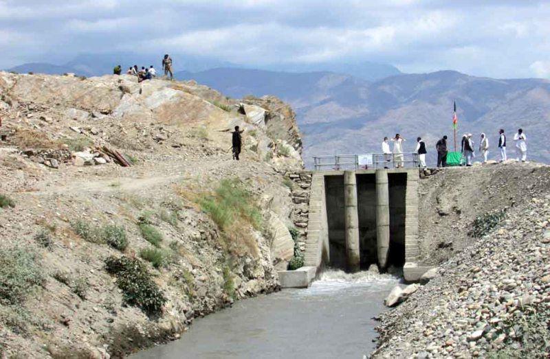 Newly constructed canal