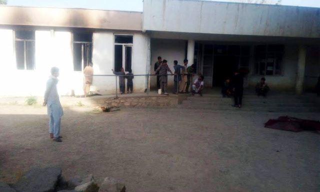 Baghlan school set alight by unidentified gunmen