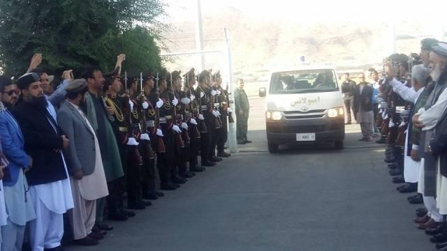 پیکر سيد حسین انوری به خاک سپرده شد
