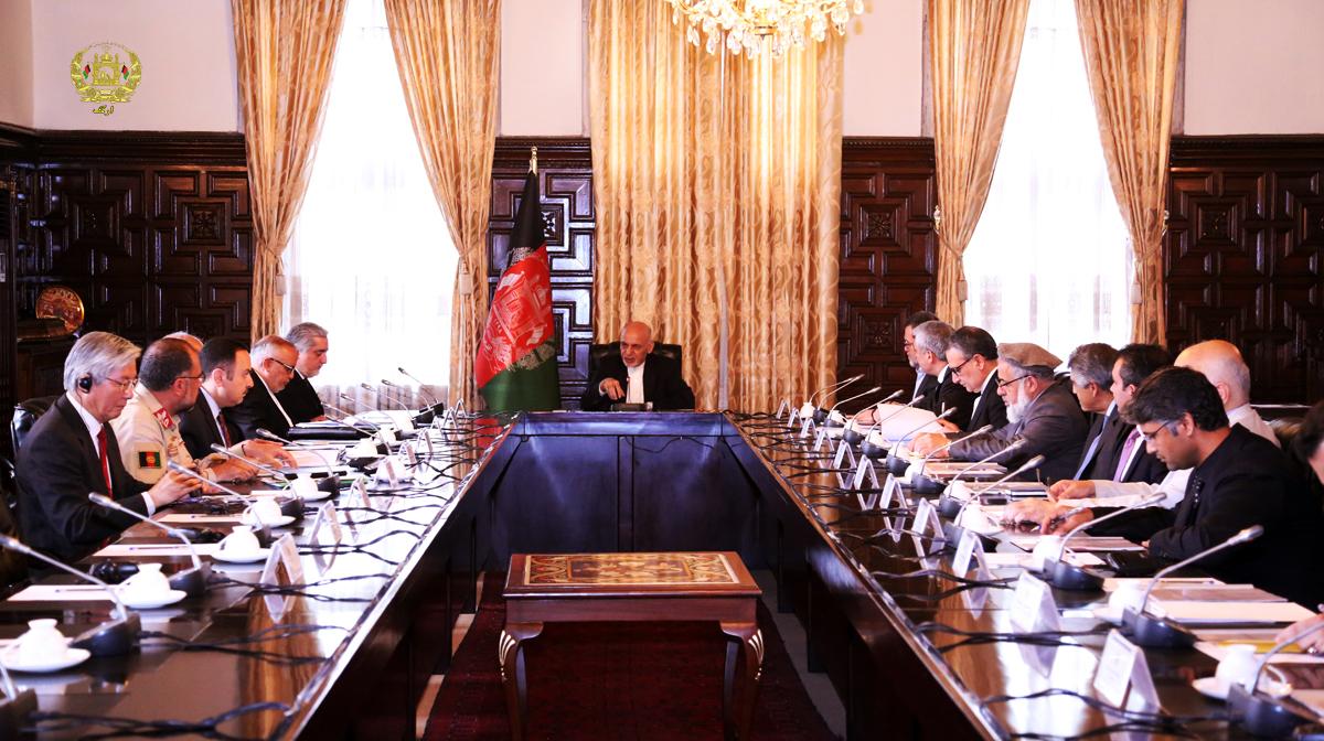 جلسه شورای عالی حاکمیت قانون و مبارزه با فساد اداری،کابل