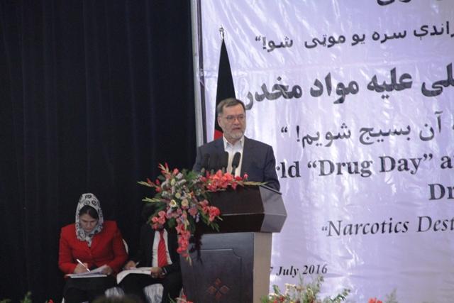 Danish links Afghanistan’s, world’s security to fighting drugs