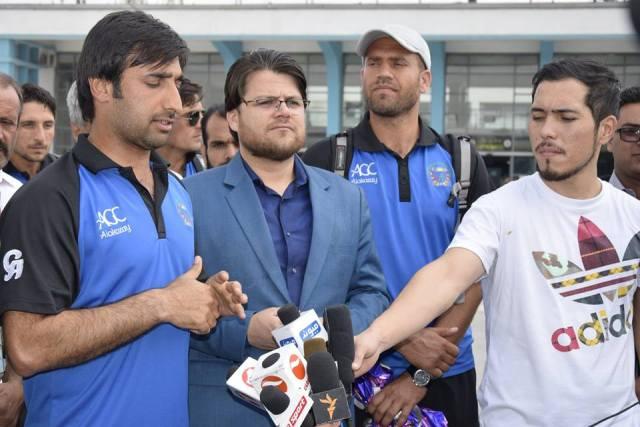 Afghan cricket team home from successful Europe trip