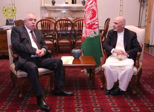 General Dostum calls on President Ghani