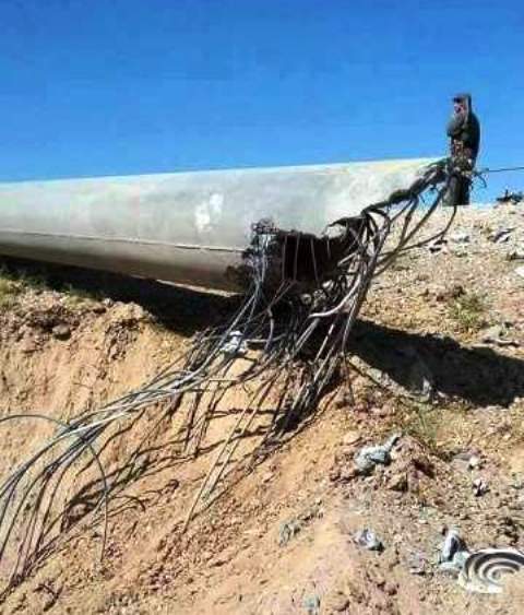 Faryab power transmission line cut 52 times in 9 months