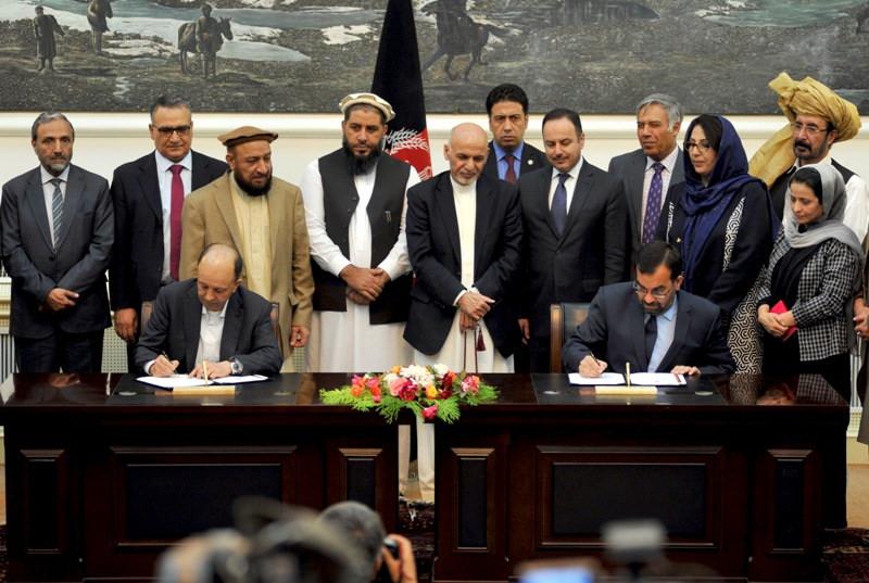President Ashraf Ghani and other officials