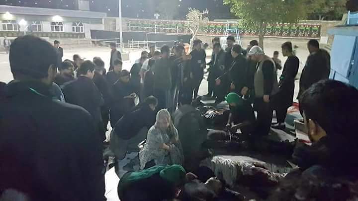 رقم تلفات حمله بر عزاداران در زيارت سخى به ١٦ کشته و ٥٤ مجروح رسيد