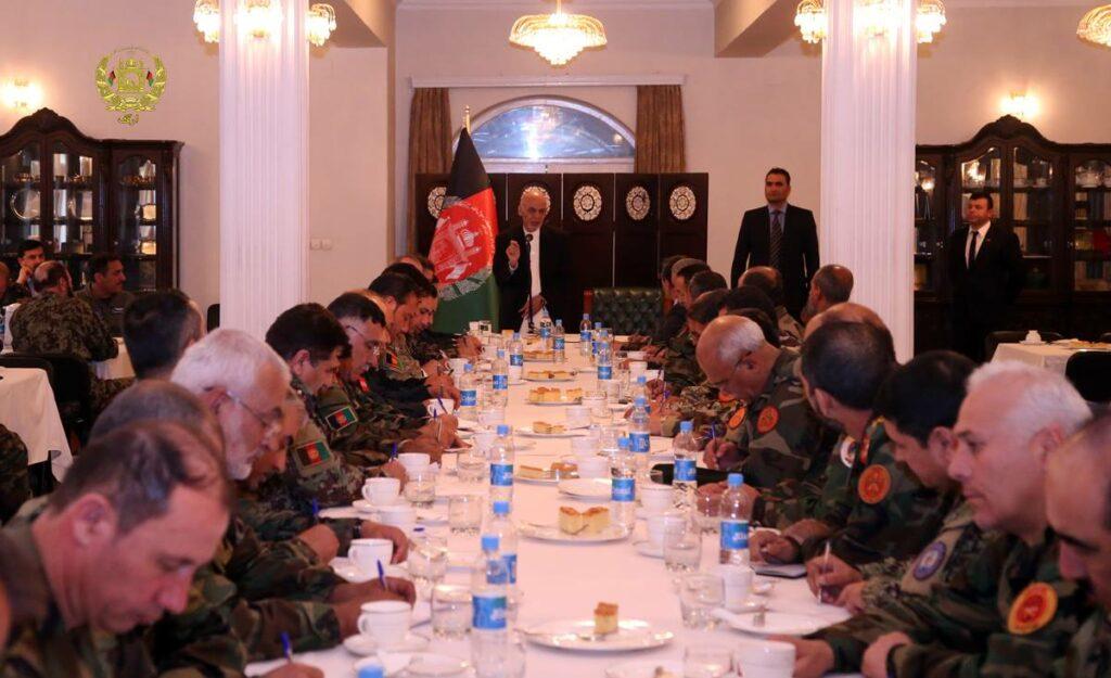 Stay aloof from politics, Ghani tells military officers
