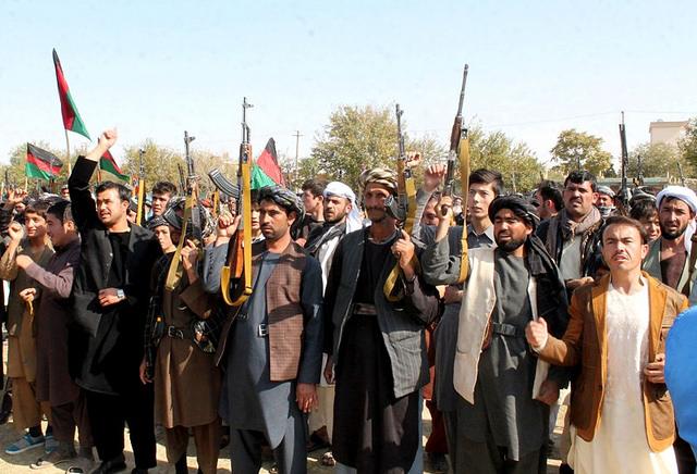 Supporters Gen. Abdul Rashid Dostom