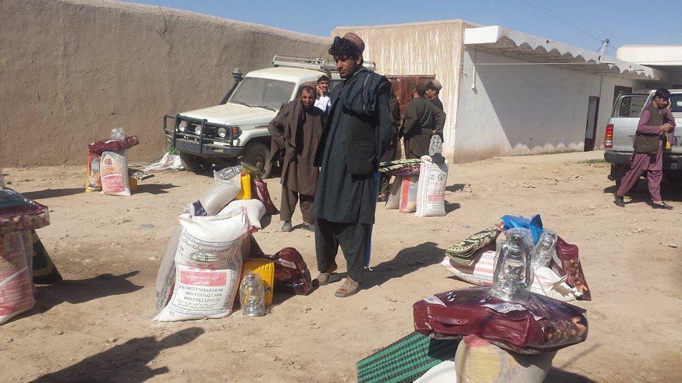 Hundreds of war-affected families provided aid
