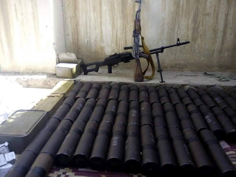 تخار کې د طالبانو له وسلو ډک موټر نیول شوی