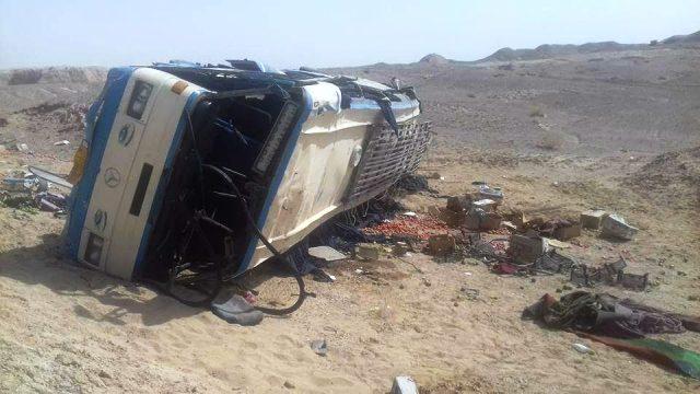 3 passengers killed, 33 injured in Nimroz road accident