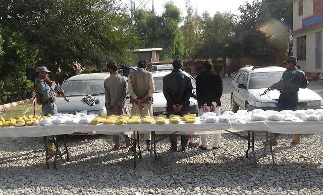 131 kg of drugs seized in Nangarhar, militants killed in Kabul