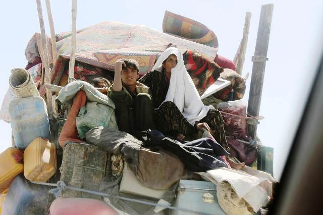 Over 7,000 war-displaced people stream to Kandahar City