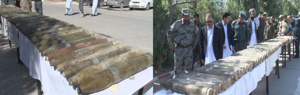 Taliban weapons seized in Nimroz
