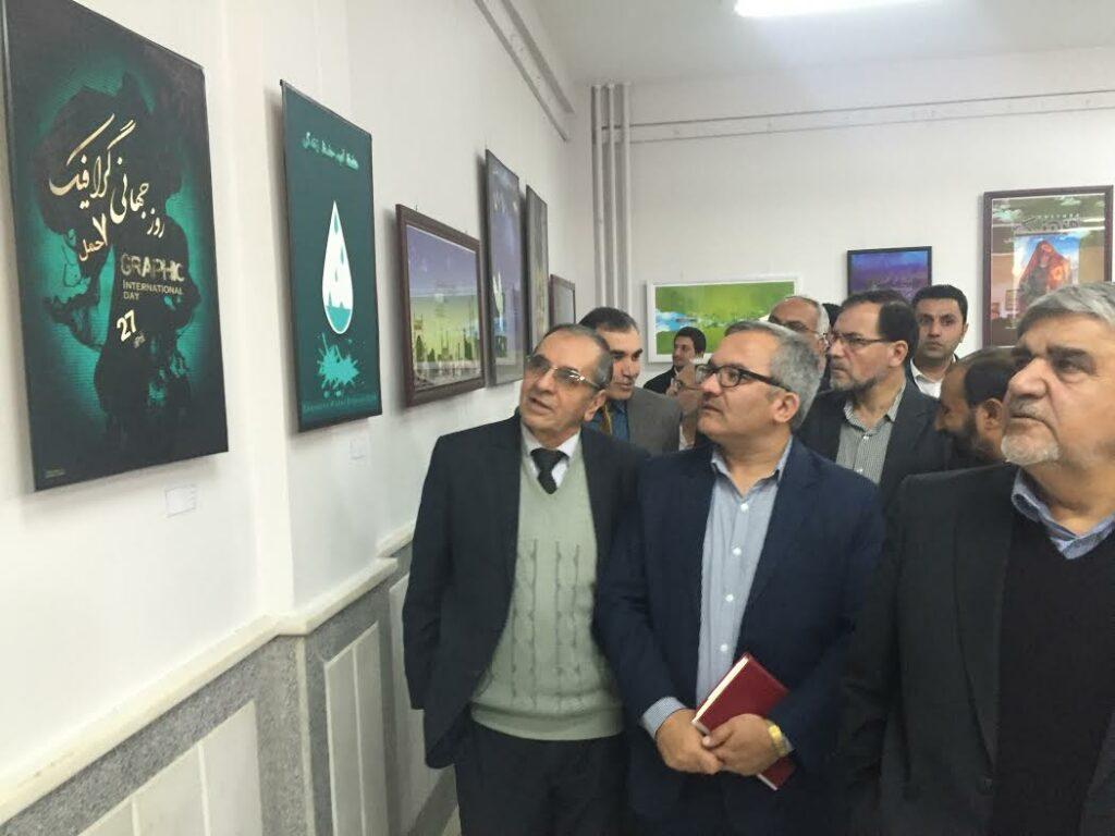 نمایشگاه گرافیک محصلان پوهنتون هرات گشایش یافت
