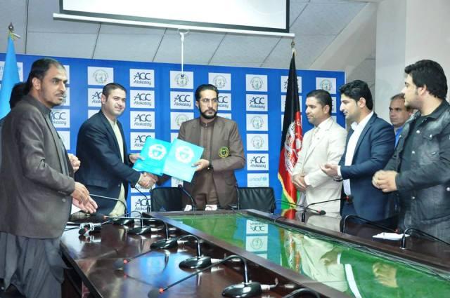 Contract for expanding Khost International Cricket Stadium signed