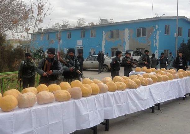 Ghazni police seize 375kg of opium after clash