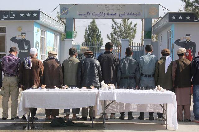 16 criminals held in Kapisa, 3 Taliban killed in Nangarhar