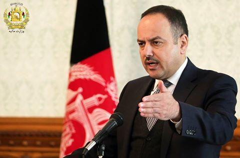 د ماليې وزير په ١٣٩٥ مالي کال کې د عوايدو له نسبي لوړوالي خبر ورکړ