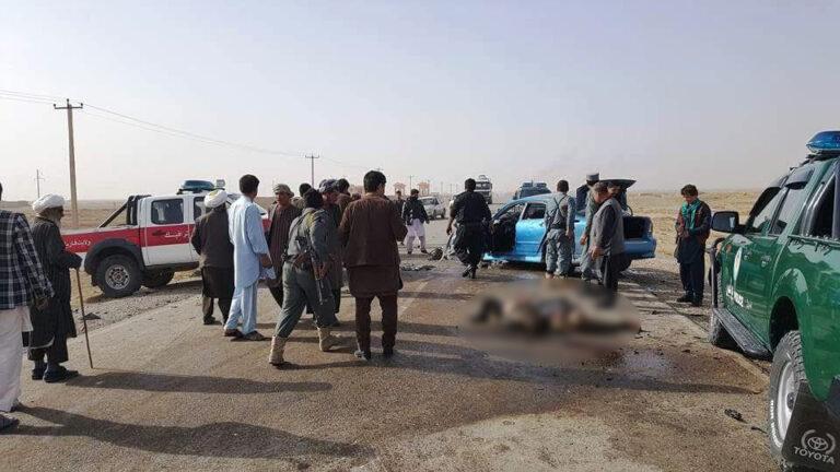 حادثۀ ترافيکى در بغلان هشت کشته و چهارمجروح برجاگذاشت
