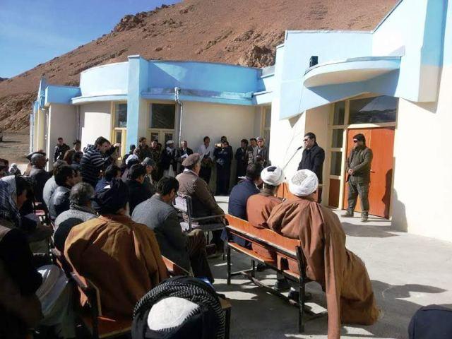 Construction of 4 Bamyan schools completed in a decade