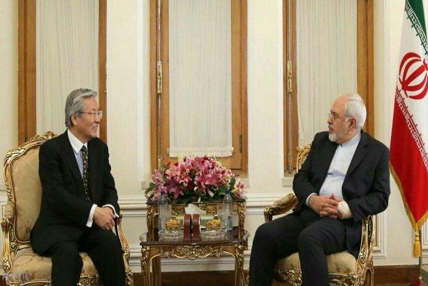 Iran foreign minister, UN sepcial envoy Tadamichi Yamamoto