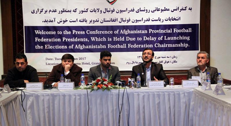 برخی رؤسای ولایتی فدراسیون فوتبال خواهان برگزاری انتخابات ریاست این نهاد شدند