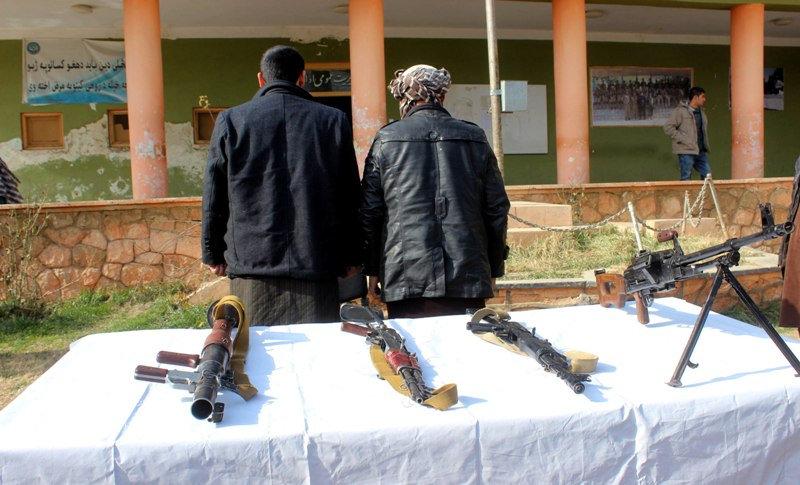 2 Jawzjan men caught while selling weapons to Taliban