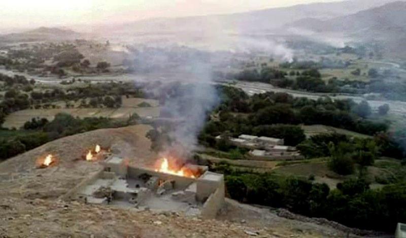 Daesh set alight to 20 more civilian homes in Kot district
