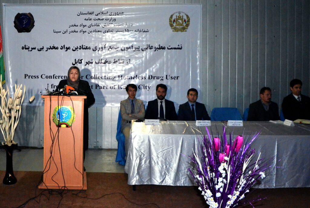 کمپاين جمعاورى و تداوى معتادين بى سرپناه در کابل آغاز شد