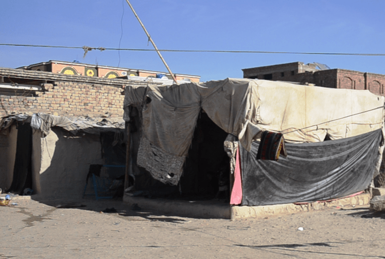 SOS from a widow living in patched tent with 8 children