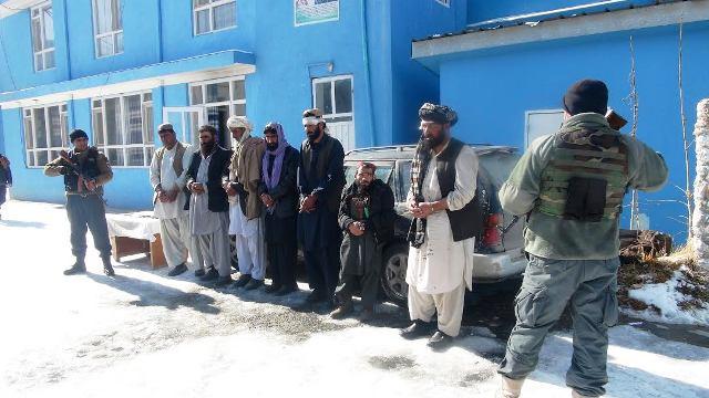 Ghazni police detain 9-man kidnap gang