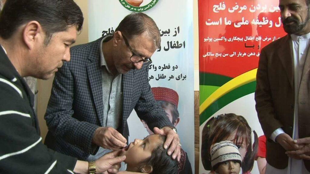 کمپاين سه روزۀ واکسين فلج اطفال در نيمروز آغاز شد