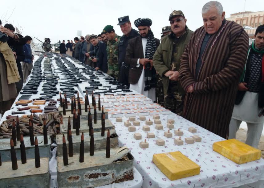 Weapons seized, 2 suspects held in Paktia