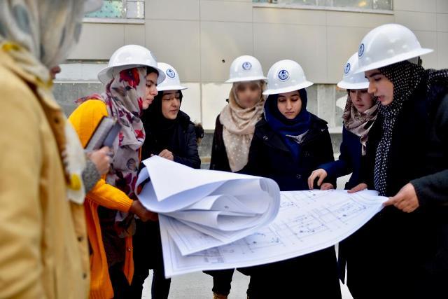 Female Afghan Engineering and Architecture Interns Graduate from USAID Program