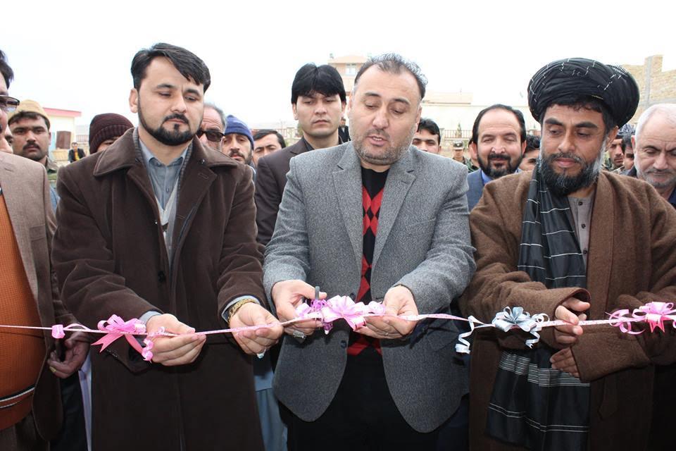 چهار پروژۀ انکشافى در مرکز سرپل به بهره بردارى سپرده شد