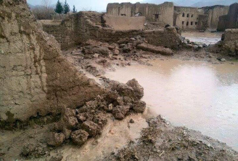 Floodwater in Faryab province