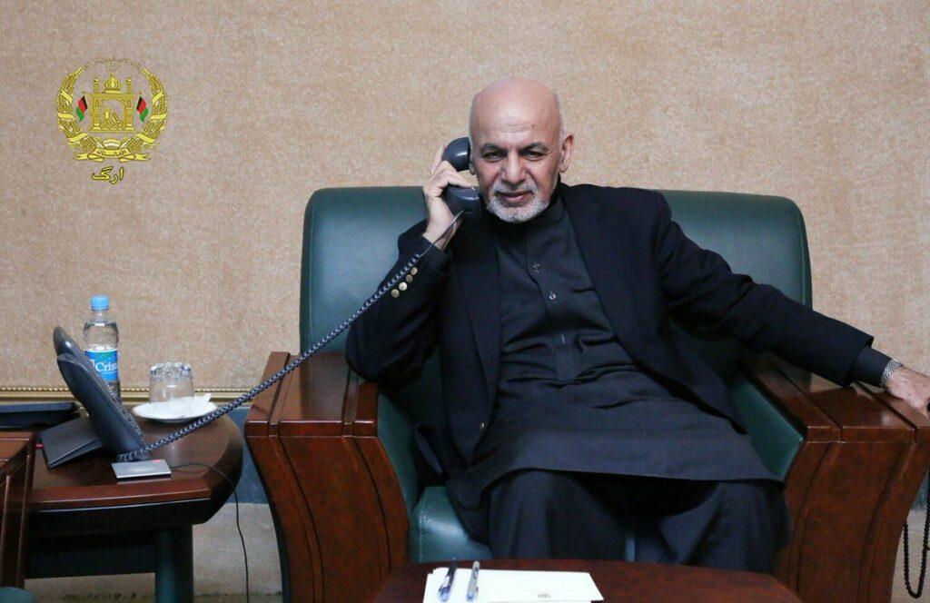 رؤسای جمهور افغانستان و ایران در ارتباط تلفونی با یکدیگر گفتگو کردند