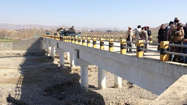 100m-long bridge inaugurated in Khost