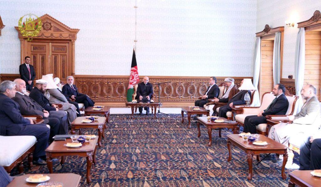 Ghani consults political, jihadi leaders on key issues