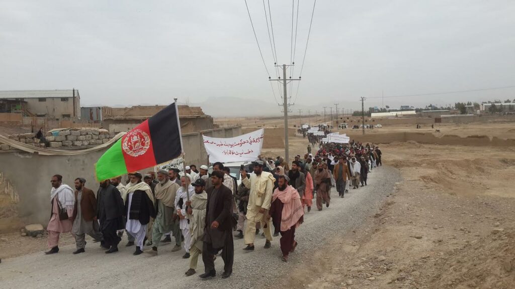 د کندهار صنعتکارانو د برېښنا د نشتوالي له امله لاریون وکړ