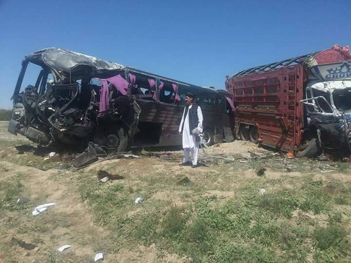 Zabul collision leaves 6 passengers dead, 10 wounded