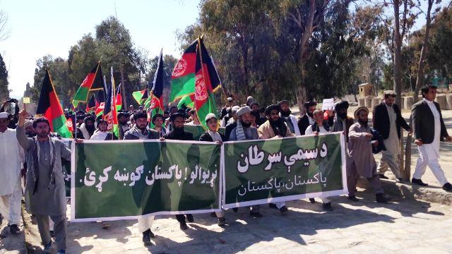 Khostis rally against rocket shelling from Pakistan