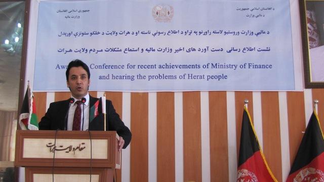 “بیشترین عواید ملی کشور از ولایت هرات به دست می آید”