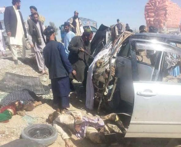 8 dead in car-trailer collision in Kandahar